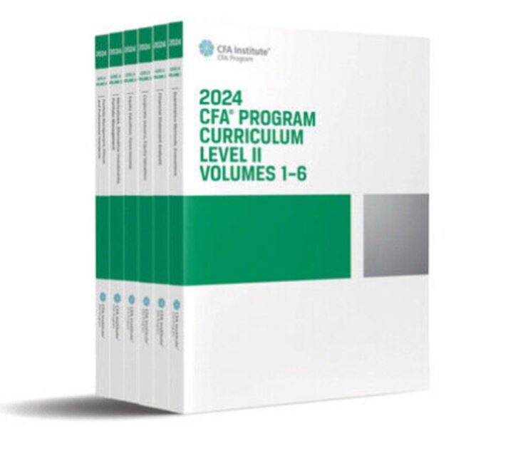 2024 CFA Program Curriculum - Level 2 (Volumes 1 to 6)